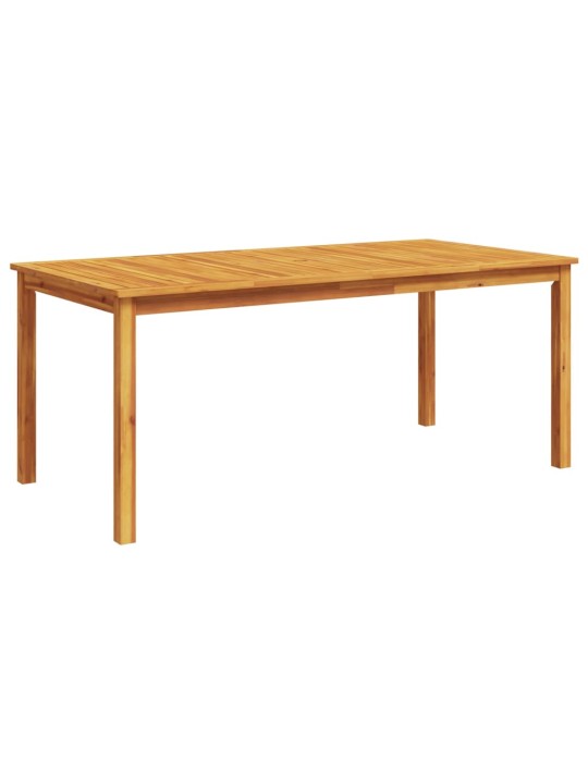 Sodo valgomojo stalas, 180x90x75cm, akacijos medienos masyvas