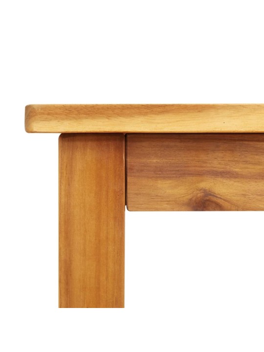 Sodo valgomojo stalas, 180x90x75cm, akacijos medienos masyvas