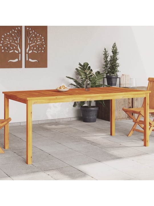 Sodo valgomojo stalas, 180x90x75cm, akacijos medienos masyvas