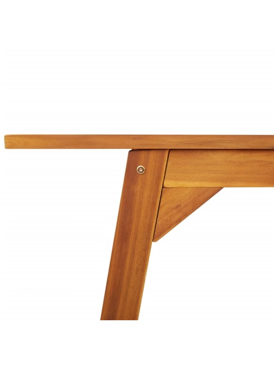 Sodo valgomojo stalas, 110x56x75cm, akacijos medienos masyvas