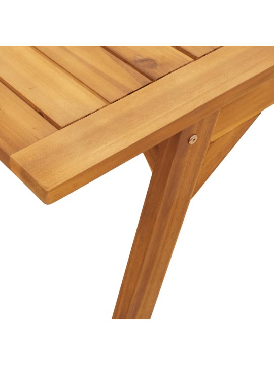 Sodo valgomojo stalas, 110x56x75cm, akacijos medienos masyvas