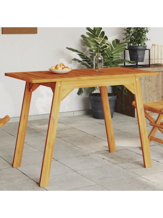 Sodo valgomojo stalas, 110x56x75cm, akacijos medienos masyvas