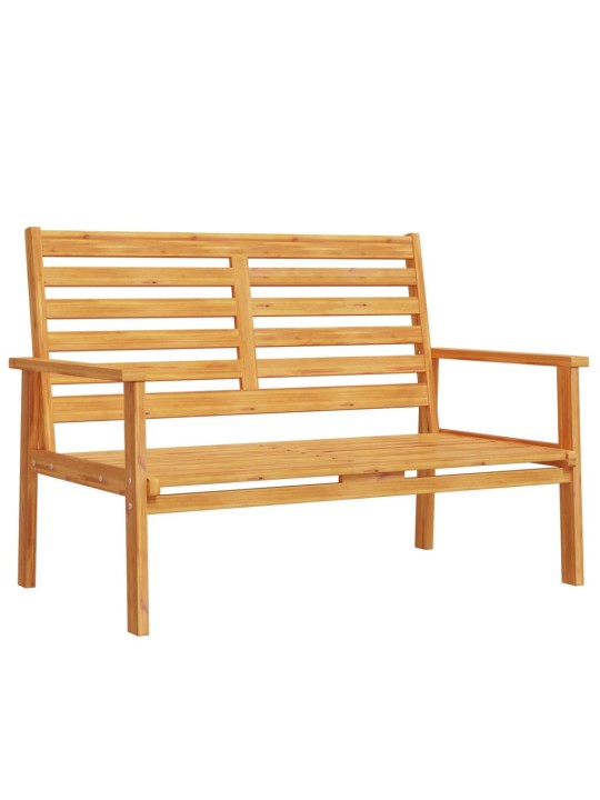 Sodo sofa-suoliukas, 120cm, akacijos medienos masyvas