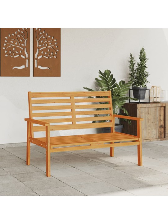 Sodo sofa-suoliukas, 120cm, akacijos medienos masyvas