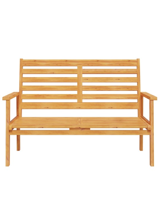 Sodo sofa-suoliukas, 120cm, akacijos medienos masyvas