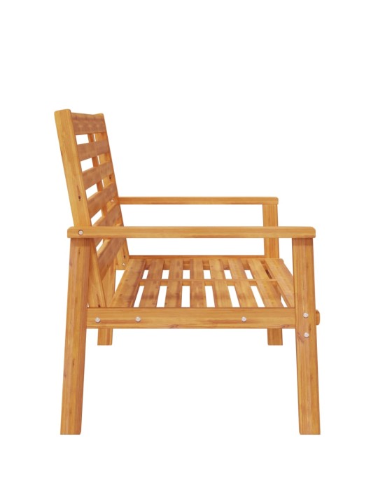 Sodo sofa-suoliukas, 120cm, akacijos medienos masyvas