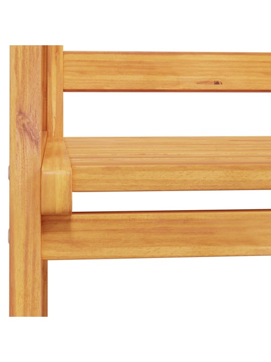 Sodo sofa-suoliukas, 120cm, akacijos medienos masyvas
