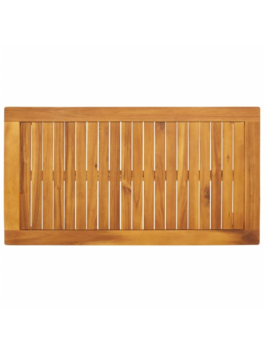 Sodo valgomojo stalas, 100x55x45cm, akacijos medienos masyvas