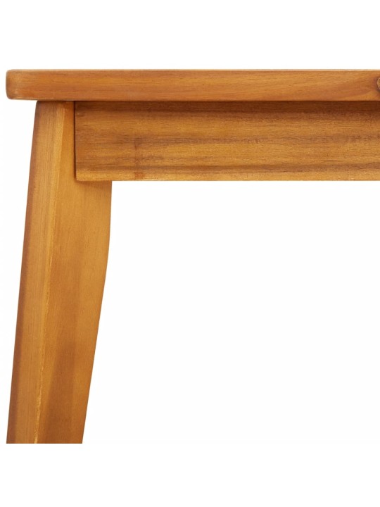 Sodo valgomojo stalas, 100x55x45cm, akacijos medienos masyvas
