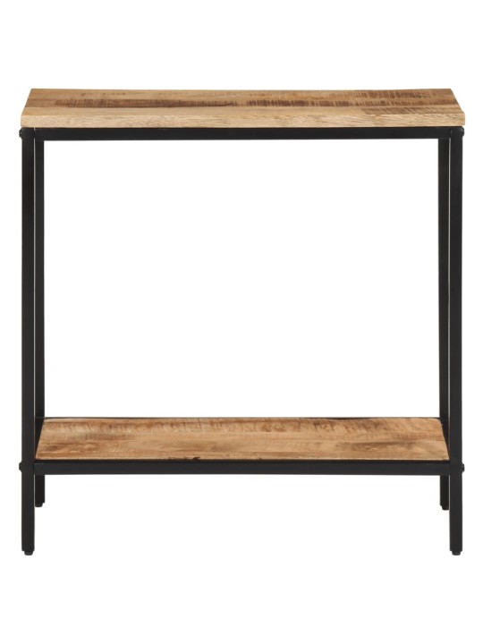 Konsolinis staliukas, 70x35x70cm, neapdorota mango mediena