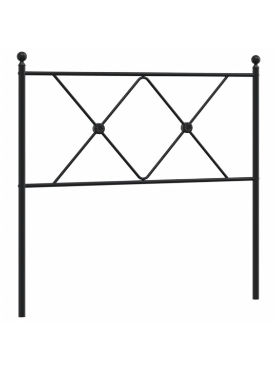 Metalinis galvūgalis, juodos spalvos, 90cm