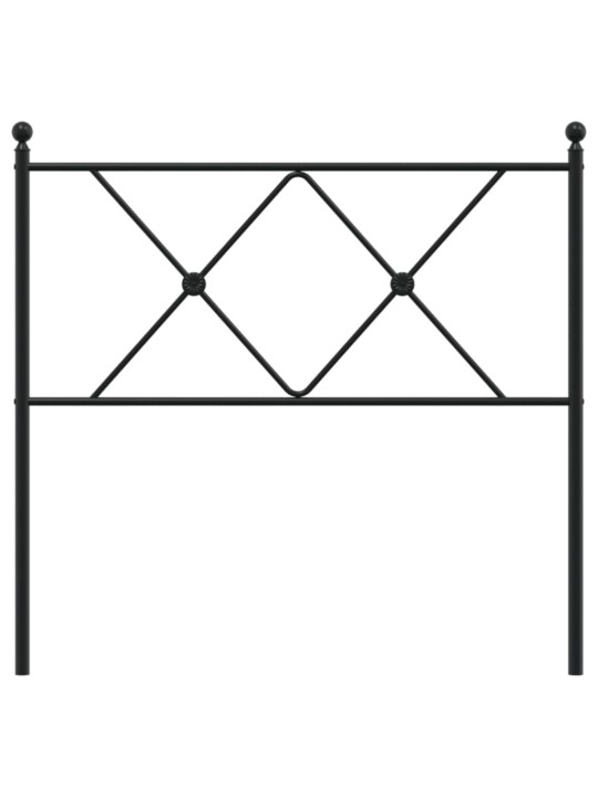 Metalinis galvūgalis, juodos spalvos, 90cm