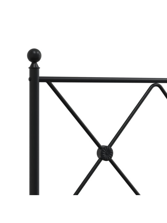 Metalinis galvūgalis, juodos spalvos, 90cm