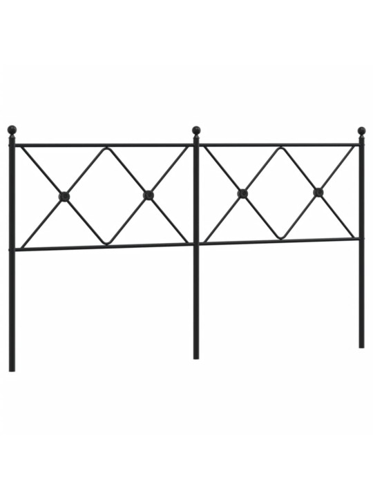 Metalinis galvūgalis, juodos spalvos, 160cm