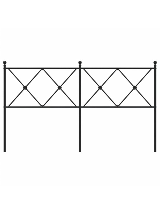 Metalinis galvūgalis, juodos spalvos, 160cm