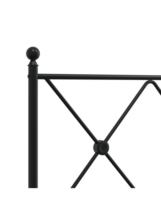Metalinis galvūgalis, juodos spalvos, 160cm