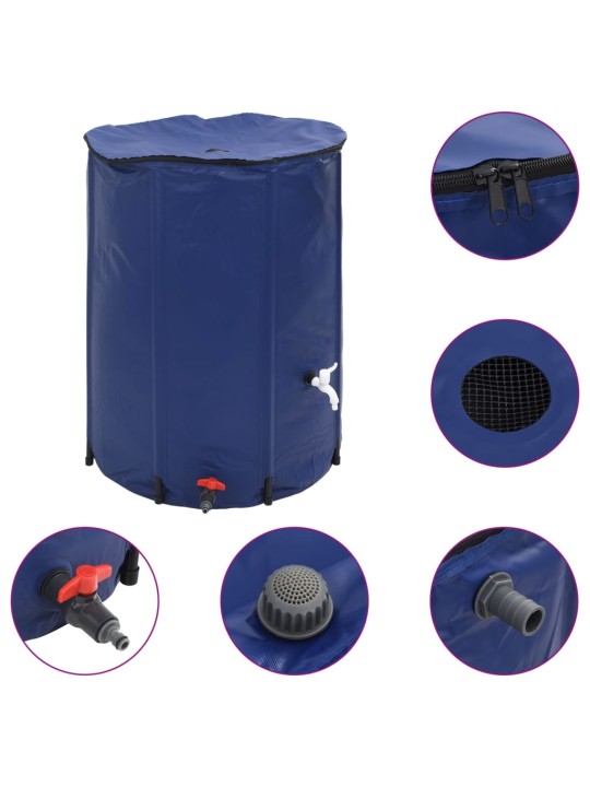 Vandens talpa su čiaupu, sulankstoma, 750l, PVC
