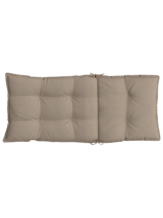 Kėdės pagalvėlės, 4vnt., taupe spalvos, oksfordo audinys