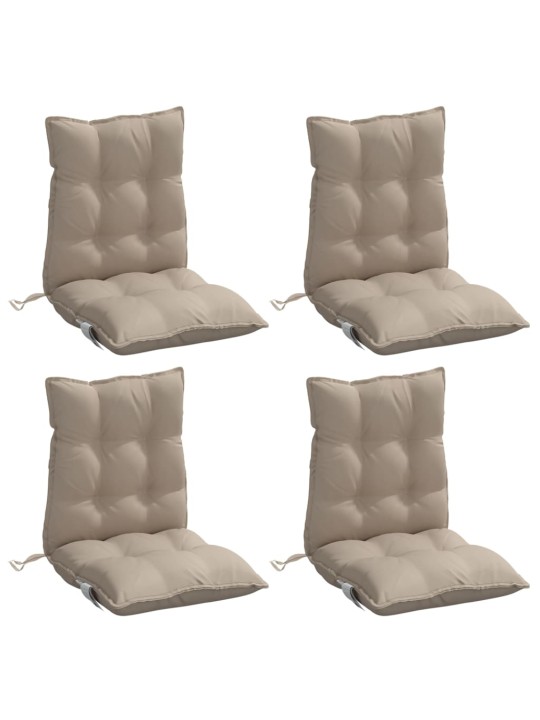 Kėdės pagalvėlės, 4vnt., taupe, oksfordo audinys
