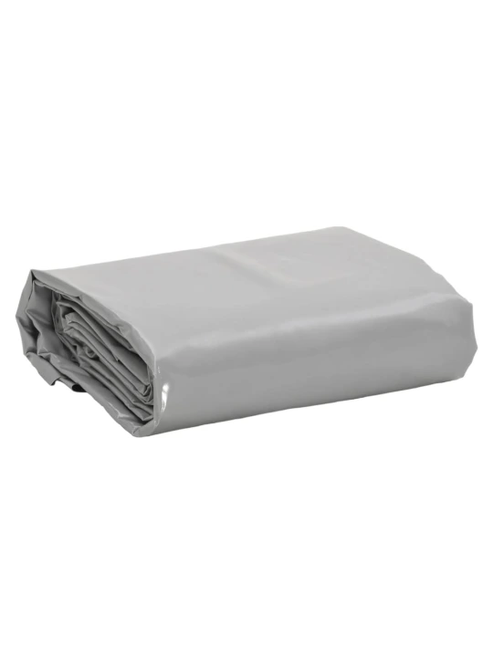 Tentas, pilkos spalvos, 4x7m, 650g/m²