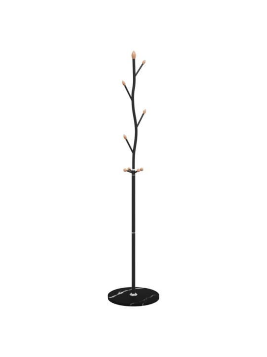 Paltų kabykla, juoda, 177cm, milteliniu būdu dengta geležis