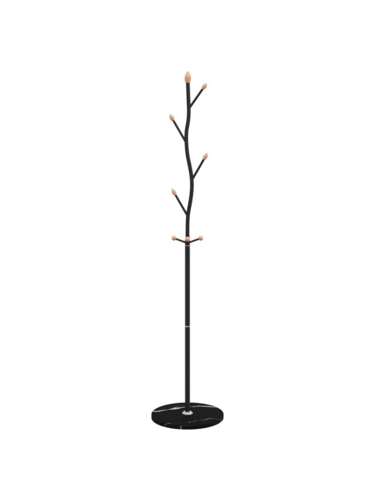 Paltų kabykla, juoda, 177cm, milteliniu būdu dengta geležis