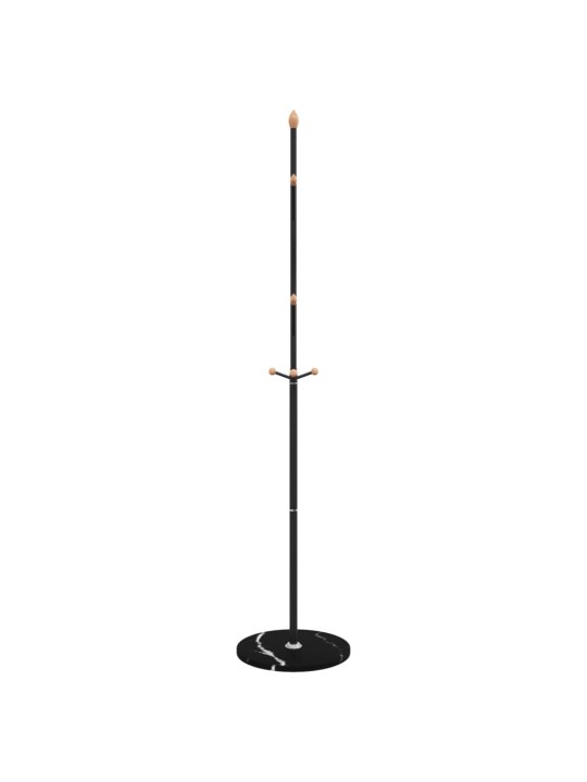 Paltų kabykla, juoda, 177cm, milteliniu būdu dengta geležis