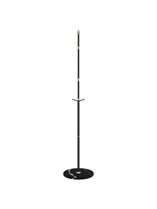 Paltų kabykla, juoda, 177cm, milteliniu būdu dengta geležis