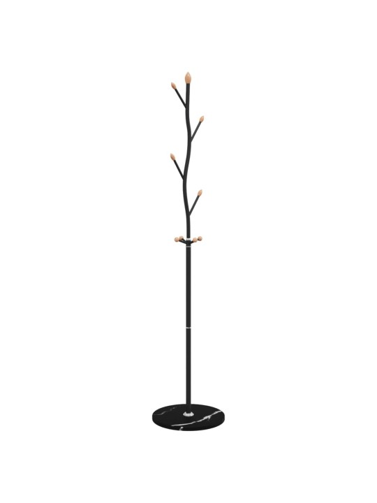 Paltų kabykla, juoda, 177cm, milteliniu būdu dengta geležis