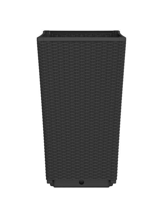 Sodo loveliai, 2vnt., juodos spalvos, 32,5x32,5x57cm, PP