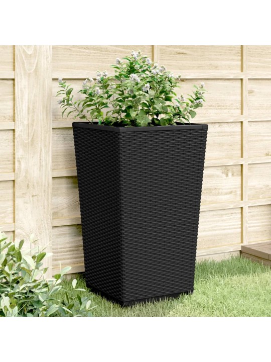 Sodo loveliai, 2vnt., juodos spalvos, 32,5x32,5x57cm, PP
