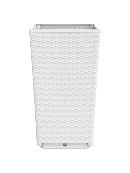 Sodo loveliai, 2vnt., baltos spalvos, 32,5x32,5x57cm, PP