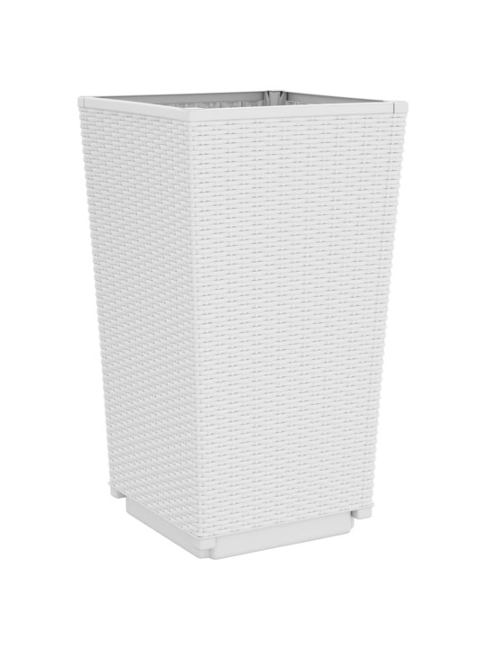 Sodo loveliai, 2vnt., baltos spalvos, 32,5x32,5x57cm, PP