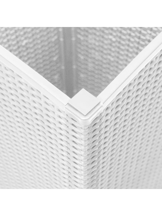Sodo loveliai, 2vnt., baltos spalvos, 32,5x32,5x57cm, PP