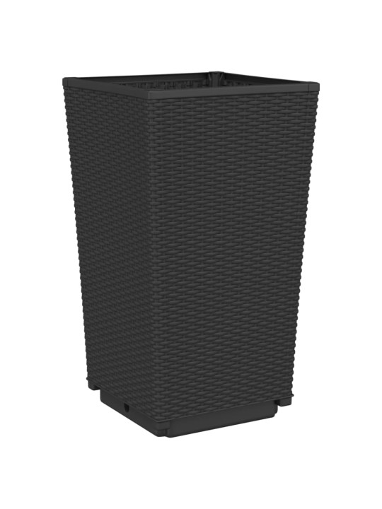 Sodo loveliai, 4vnt., juodos spalvos, 32,5x32,5x57cm, PP
