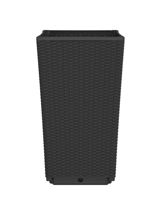 Sodo loveliai, 4vnt., juodos spalvos, 32,5x32,5x57cm, PP