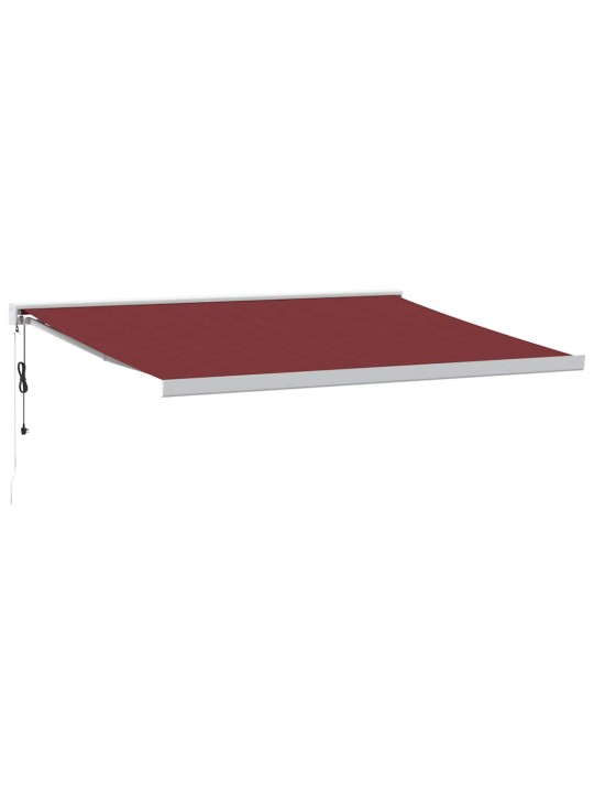 Automatinė ištraukiama markizė, bordo spalvos, 400x300cm