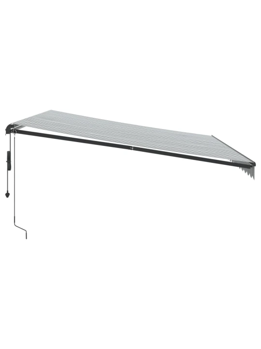 Automatinė ištraukiama markizė, antracito ir balta, 450x350cm