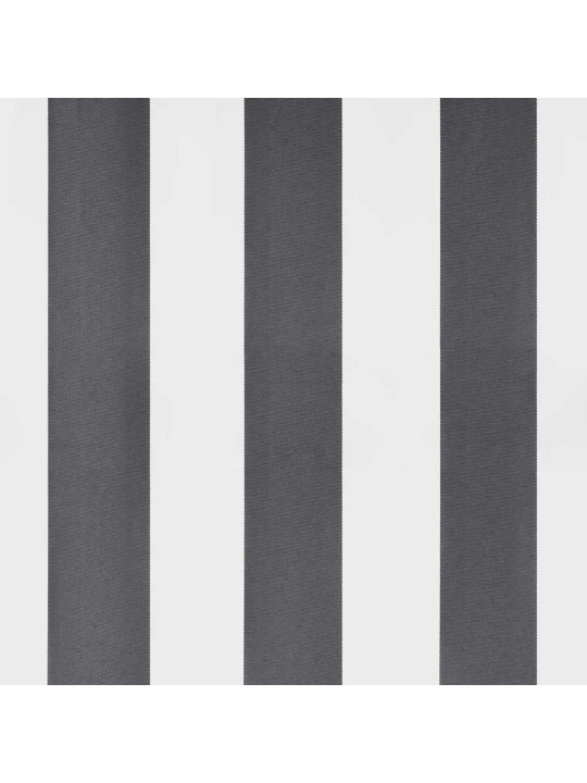 Ištraukiama markizė, antracito/balta, 3,5x2,5m, audinys