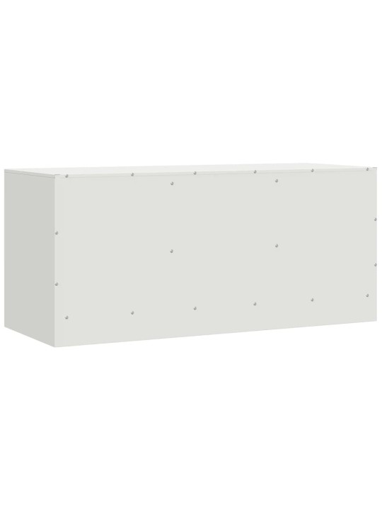 Televizoriaus spintelė, baltos spalvos, 99x39x44cm, plienas