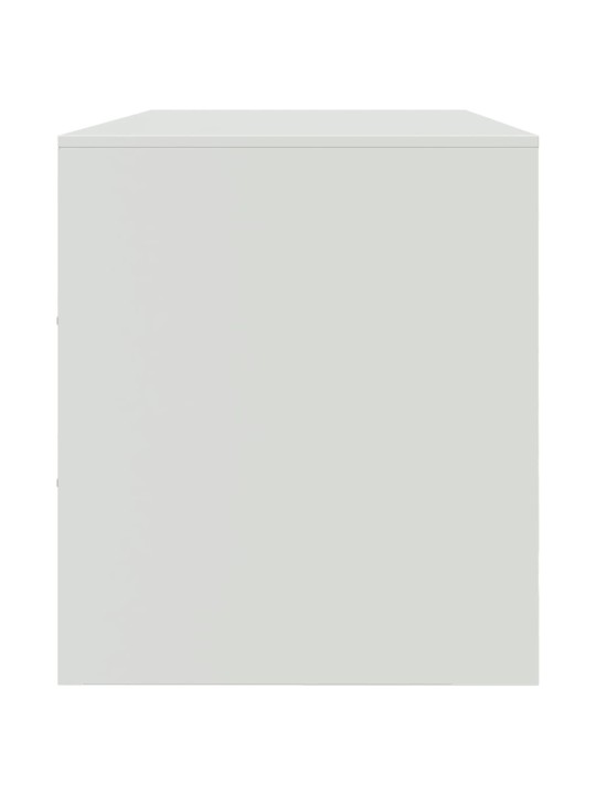 Televizoriaus spintelė, baltos spalvos, 99x39x44cm, plienas