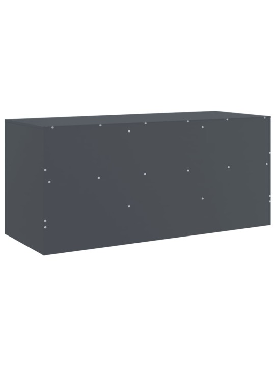 Televizoriaus spintelė, antracito spalvos, 99x39x44cm, plienas