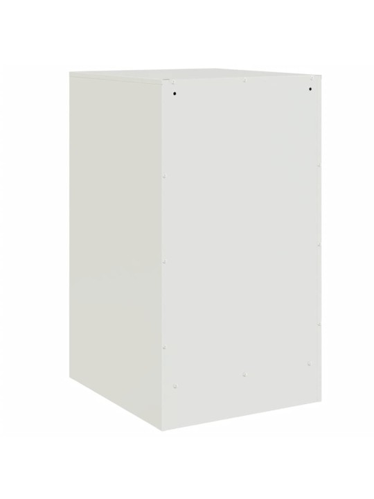 Naktinė spintelė, baltos spalvos, 34,5x39x62cm, plienas