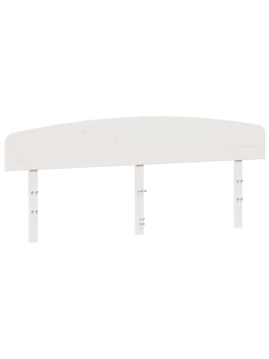 Galvūgalis, baltos spalvos, 200cm, pušies medienos masyvas
