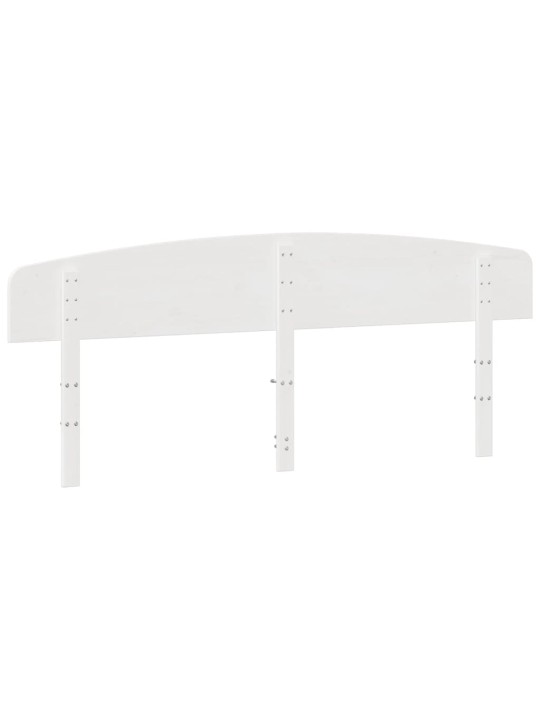 Galvūgalis, baltos spalvos, 200cm, pušies medienos masyvas