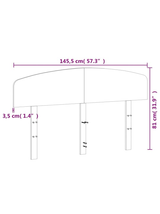 Galvūgalis, vaško rudos spalvos, 140cm, pušies medienos masyvas