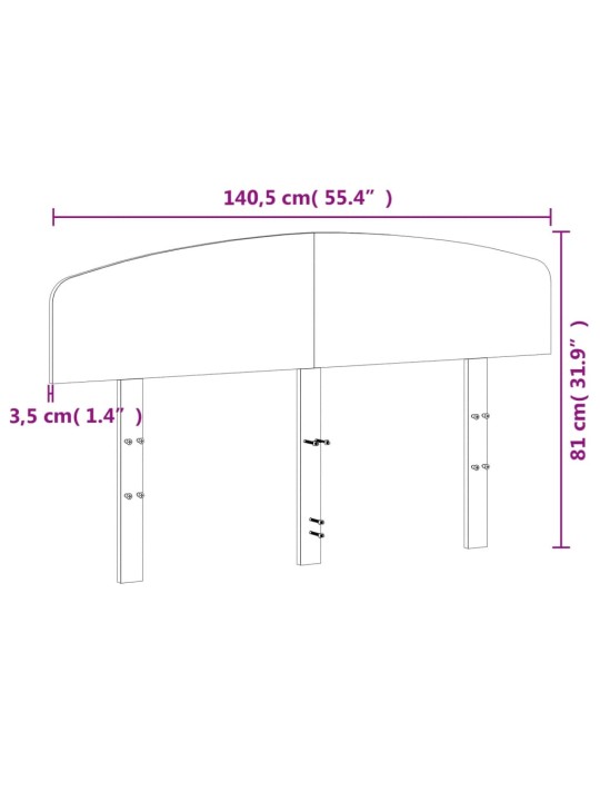 Galvūgalis, vaško rudos spalvos, 135cm, pušies medienos masyvas