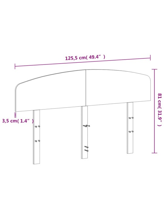 Galvūgalis, vaško rudos spalvos, 120cm, pušies medienos masyvas