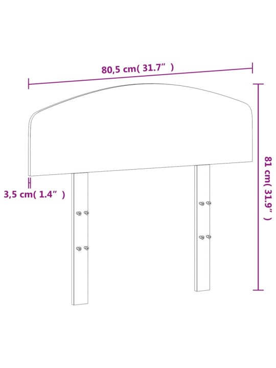 Galvūgalis, vaško rudos spalvos, 75cm, pušies medienos masyvas