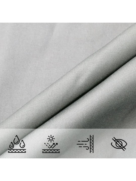 Burė nuo saulės, pilka, 4,5x2m, 100% oksfordo poliesteris